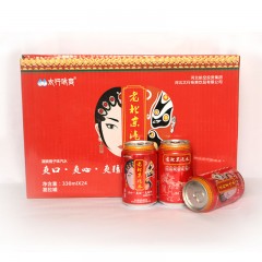 老北京汽水  330mlx24 整箱 易拉罐 （橙味）